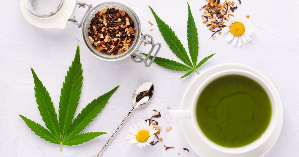 variety of food and drinks infused with cbd